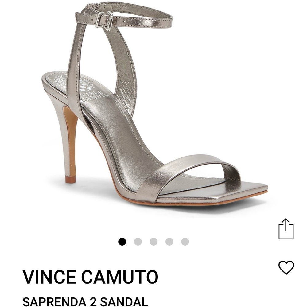 Vince Camuto Pewter/Silver Heels